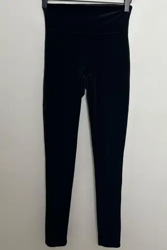 Spanx - Velvet Leggings Black Shaping Contour Tummy Control