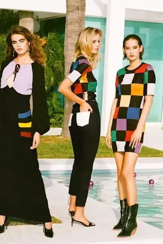 STAUD Blonde two-tone high-rise jeans in daffodil size 28