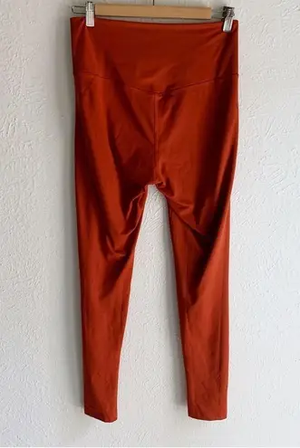 Girlfriend Collective Compressive High-Rise Full Legging Sedona Orange Sz Med