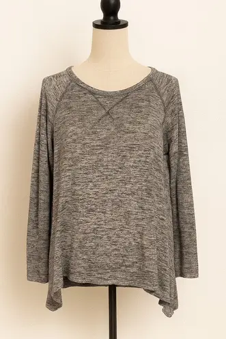 Mossimo Supply Co. Women’s Size S Heather Gray Oversized Pullover Long Sleeve To