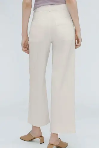 Everlane The Organic Wide-Leg Pant in Bone Size 16 NWT