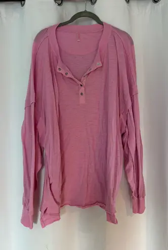 Free People Large Pink FP top - Image 1