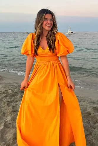 Showpo orange dress