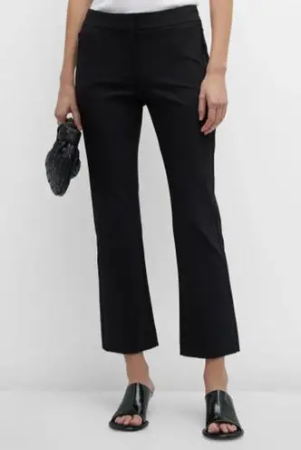 Lafayette 148  Womens Size 2 Manhattan Dress Pants Flared Cropped Ankle Trouser