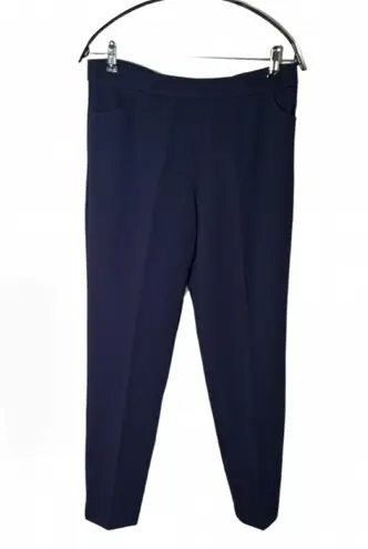 Susan Graver GRAVER Petite Status Stretch Straight Leg Ankle Pants Size 10