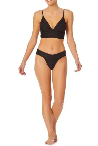 No Boundaries ☀️Ribbed Black Bikini Bottom☀️NWT~large