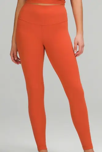 Lululemon Canyon Orange Align 28” Leggings Size 4