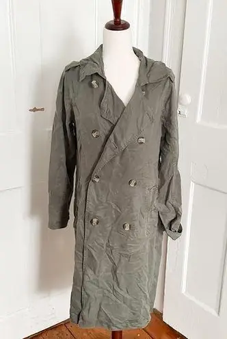 American Eagle  Olive Green Trench