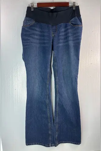 Motherhood M Flare Jeans Dark Blue Denim