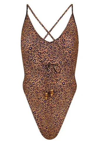 Kulani Kinis Kosmic Kat One Piece Swimsuit, Size Small, $89