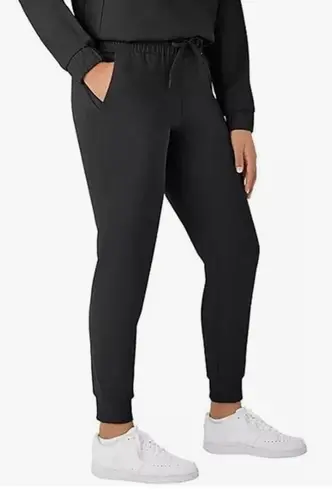 Members Mark Ladies Travel Jogger in Black Soot