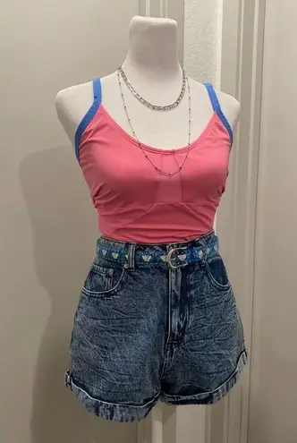 NWT Colsie Barbie Pink Colsie Spaghettie Strap Bodysuit Leotard Onesie Lingerie Size XL