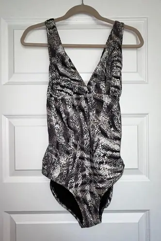 One Piece Cabarita Swim Australia Snake Skin Print Swimsuit