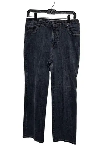 kim rogers 305-002 Straight Jeans Women's 8P 8 30x28 Blue Mid Rise Stretch