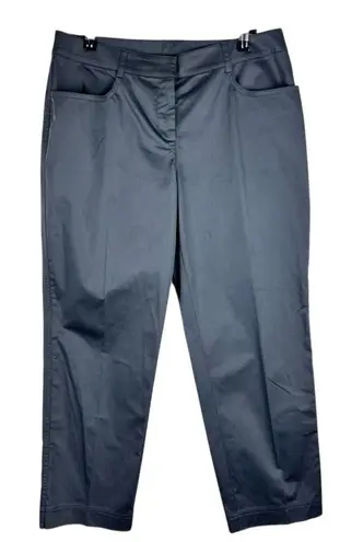 St. John SoCa by Women's Cropped Pants Size 6 - Classic Dark Gray