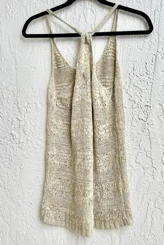 NWT Story Of Love Sleeveless Wool Alexi Tank Sweater Cream Women's One Size/ S