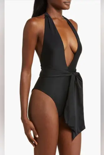 Ramy Brook Raquel Plunge One-Piece Swimsuit, Size Medium, $238