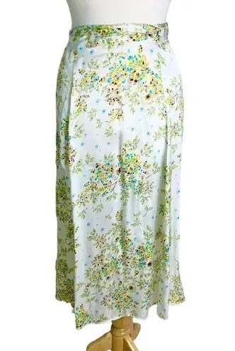Poupette St. Barth Abstract Floral Wrap Skirt Size XS