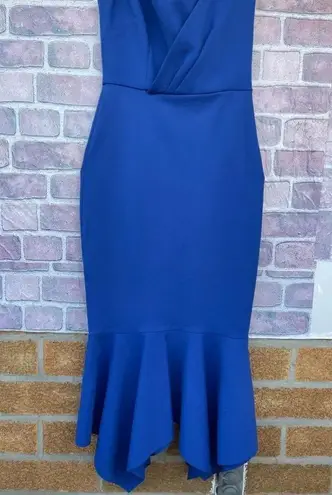 Elliatt Viola Dress in cobalt size small