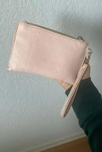 Light Pink Wristlet Wallet