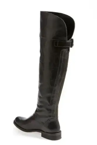 Hinge Over the Knee Leather tall boots In Black Size 7.5 Equestrian Bohemian