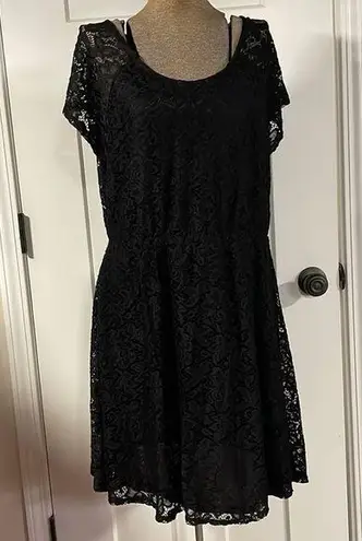 Adam Levine Lace-Overlay Dress Size XL