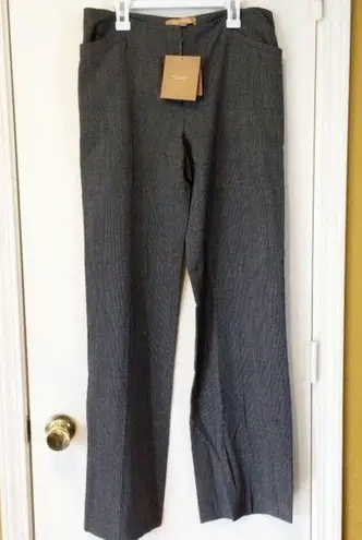 Ellen Tracy women's Wool-Blend Straight-Leg pants