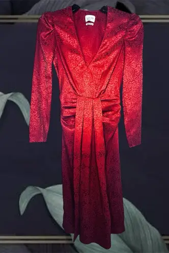 Saylor Womens Farrow Cocktail Pin Up Girl Classic 1950s Vintage Inspired Red XS