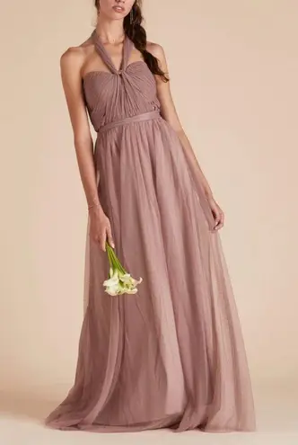 Birdy Grey Christina Convertible Dress - Tulle Sandy Mauve Full Body Textured Padded