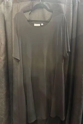 Susan Graver Black Dress Short Sleeve