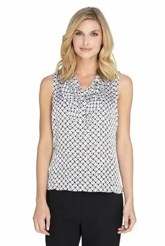 Tahari New! Women's Ruffled Top Cami Blouse Sleeveless Work Office Top Medium