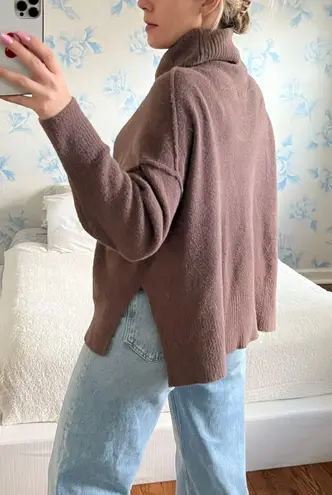 Aerie Brown Turtleneck Sweater