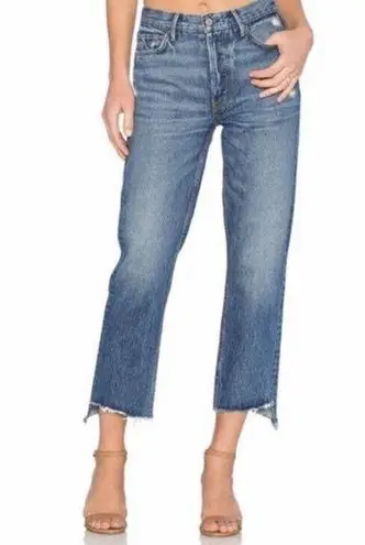 GRLFRND Women's Size 28 Helena Straight Leg Jeans Close to You Wash High Waist