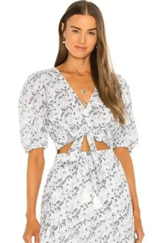 Cleobella Amina Crop Wrap Top in Killarney Floral Print Size XS