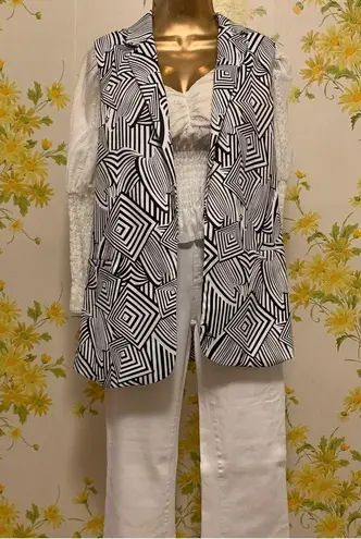 OVI New sleeveless open front vest size L