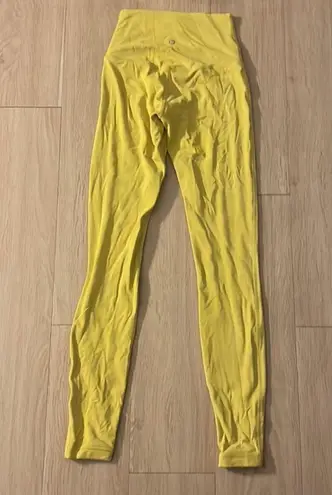 Lululemon Mustard Yellow Align Leggings