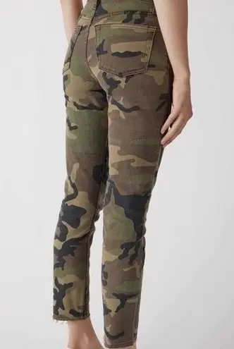 RE/DONE  Originals High Rise Ankle Crop Raw Hem Camo Size 24