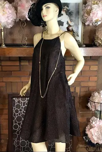 HACHE METALLIC BROWN WIDE LEG TENT ROMPER WITH POCKETS NWT (8)