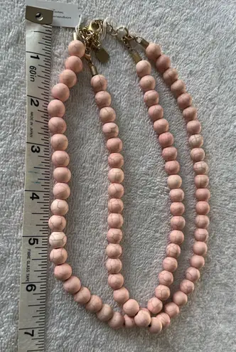 Park Lane Park Lane Pink Beaded Necklace Double Strand Statement Jewelry