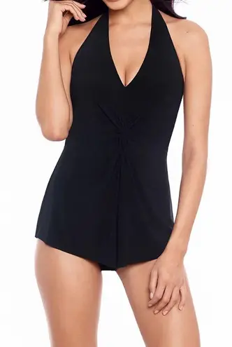 One Piece Magicsuit Theresa BLACK Swim Romper, Size 10 New w/Tag $156