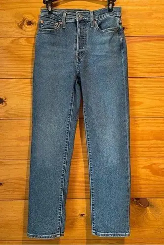 Levi's Wedgie Straight Fit High Rise Denim Jeans 27