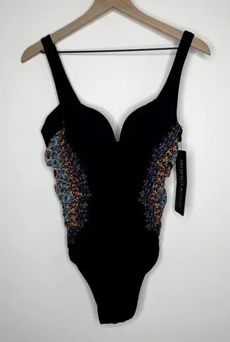 MiracleSuit Warp Speed Temptress One Piece Swimsuit Womens New Size 14