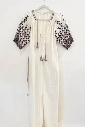 Ulla Johnson 100% cotton bohemian embroidery jumpsuit NWOT