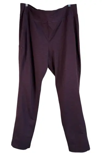 Duluth Trading Co Womens NoGA Classic Women's Size XXL x 31 Purple Pants Legging