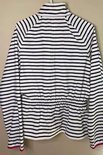 Ralph Lauren  Active New Striped Navy, Pink & White Windbreaker Nautical  Size XL