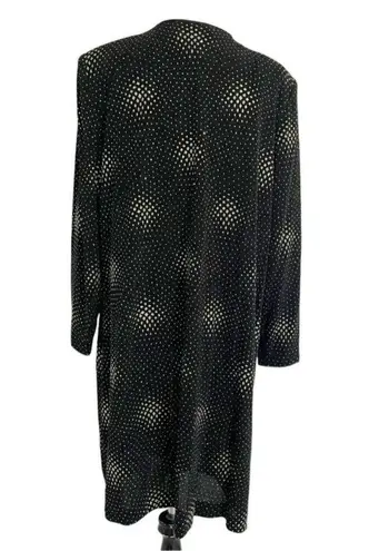 Alex Evenings  Size 18W  Top Blouse Cardigan Open Front Sleeveless 2 Piece Set - Image 4