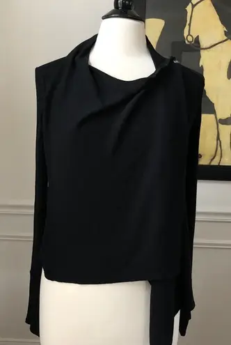 Ink Love and Peace Stitch Fix Wrap Thermal Top M Black Size M