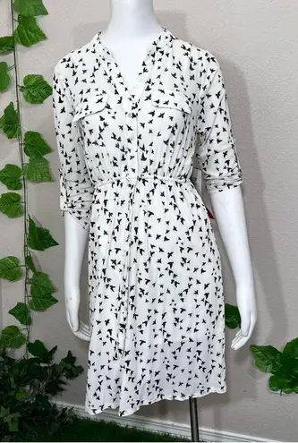 Siren Lily maternity, bird, print dress new