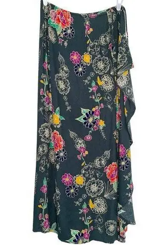 Cleobella Floral Wrap Maxi Skirt size Small