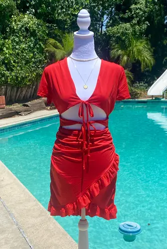 SheIn Red Summer Dress